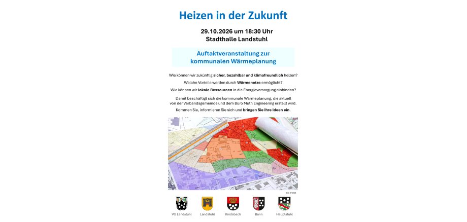 Auftaktveranstaltung Kommunale Wärmeplanung Landstuhl Auftaktveranstaltung Kommunale Wärmeplanung Landstuhl