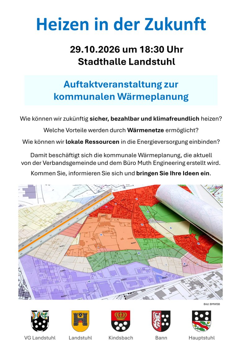 Auftaktveranstaltung Kommunale Wärmeplanung Landstuhl Auftaktveranstaltung Kommunale Wärmeplanung Landstuhl
