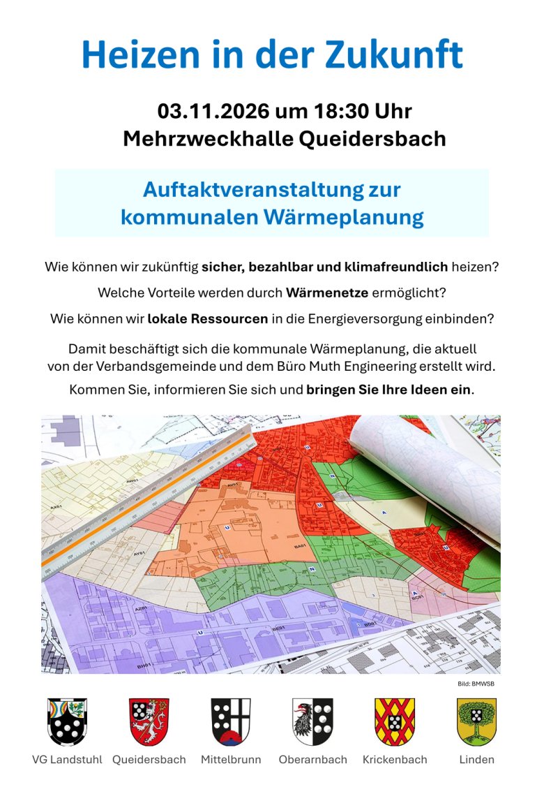 Auftaktveranstaltung Kommunale Wärmeplanung Queidersbach Auftaktveranstaltung Kommunale Wärmeplanung Queidersbach