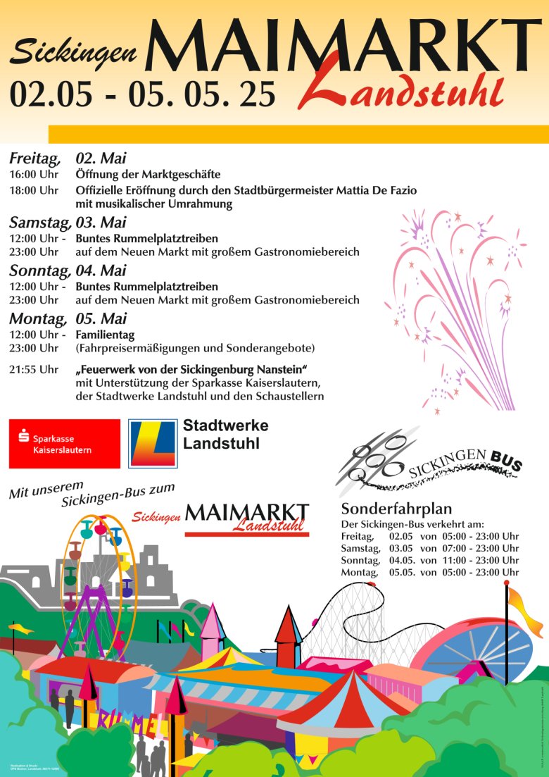 Plakat Sickingen-Maimarkt 2025