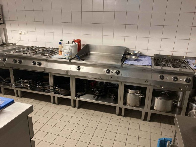 Gastronomiebereich in der Sauna