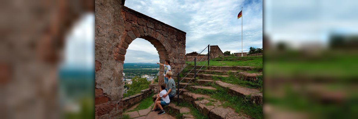 Familie auf Burg Nanstein