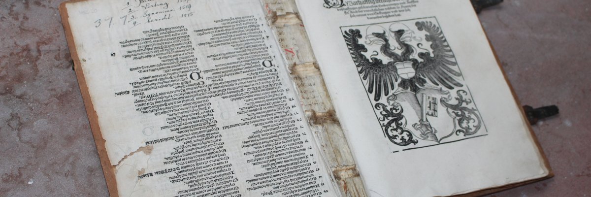 Alte Schrift aus dem Museum in Landstuhl