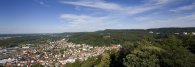 Blick vom Bismarckturm auf die Stadt Landstuhl