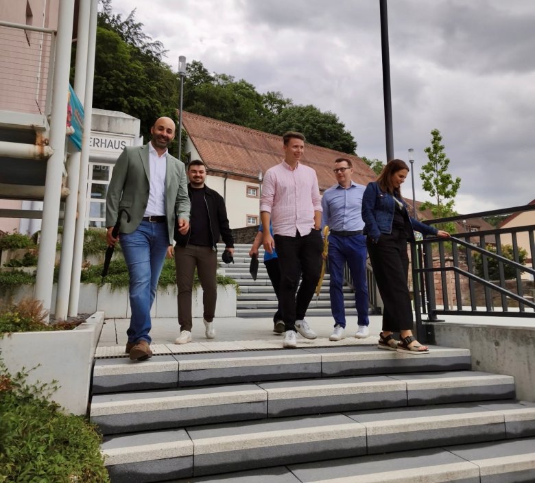 ADD besichtigt Baustelle in der Kaiserstraße