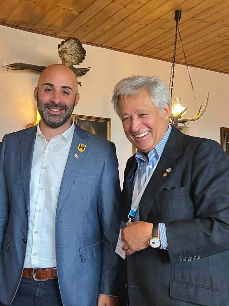 Stadtbürgermeister de Fazio und Vorsitzender Stadtbürgermeister de Fazio und Vorsitzender