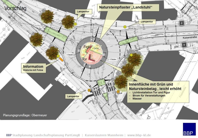 Skizze Vorschlag Kaiserstraße Skizze Vorschlag Kaiserstraße
