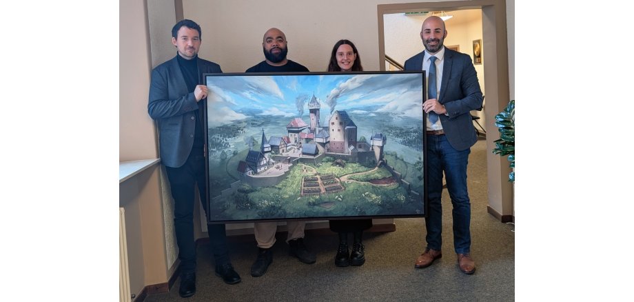 Übergabe Bild Burg Nanstein Übergabe Bild Burg Nanstein