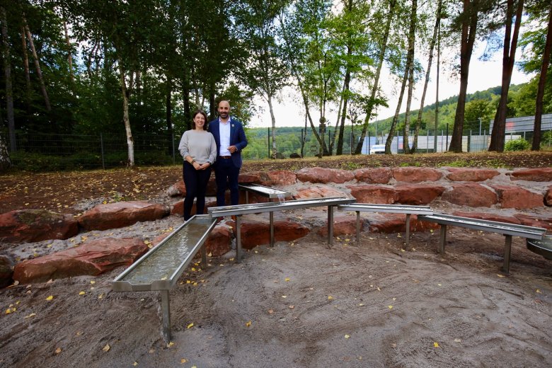 Wasserspielplatz an der Kindertagesstätte Arche Noah erfolgreich saniert und wieder geöffnet