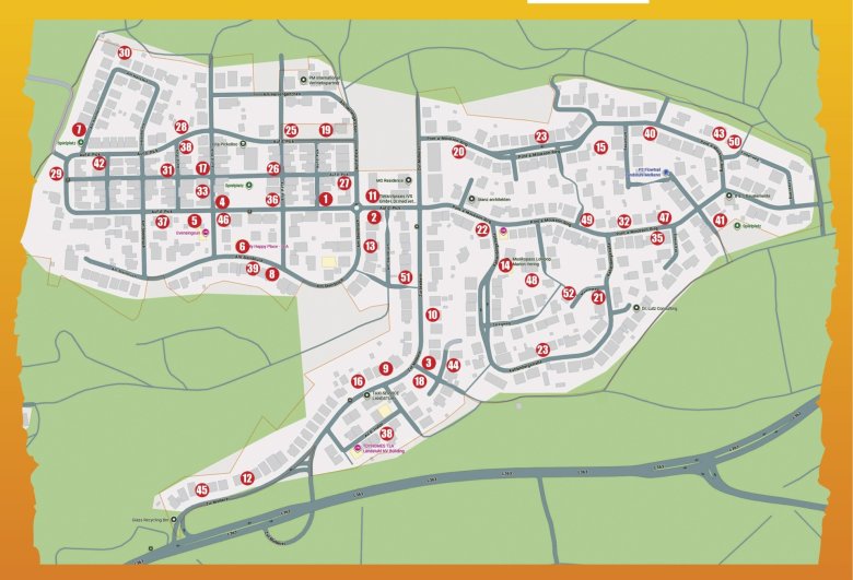 Lageplan Stände Stadtteil-Flohmarkt